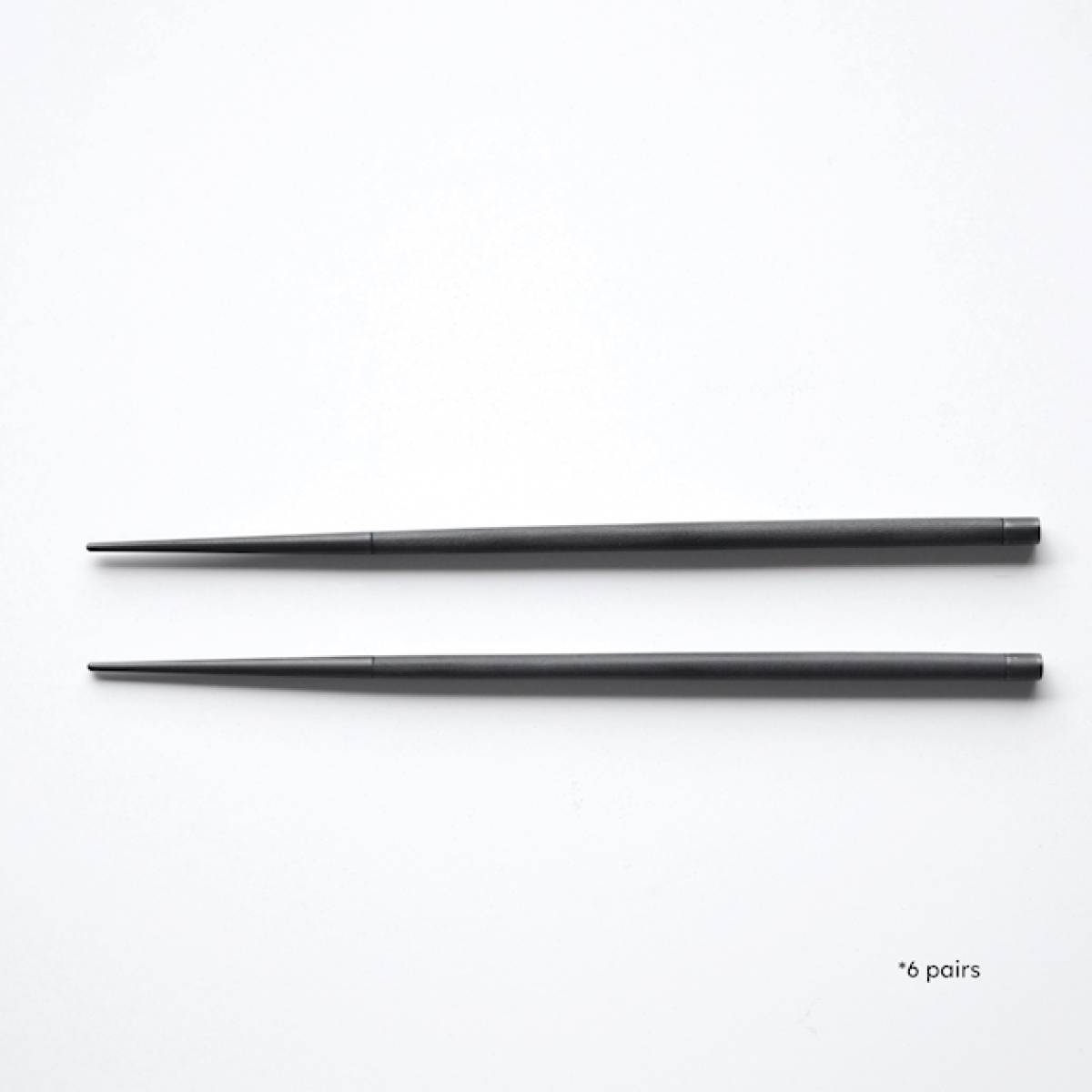 Chopstick Set Herdmar Vogue 6 Pairs Mat Black