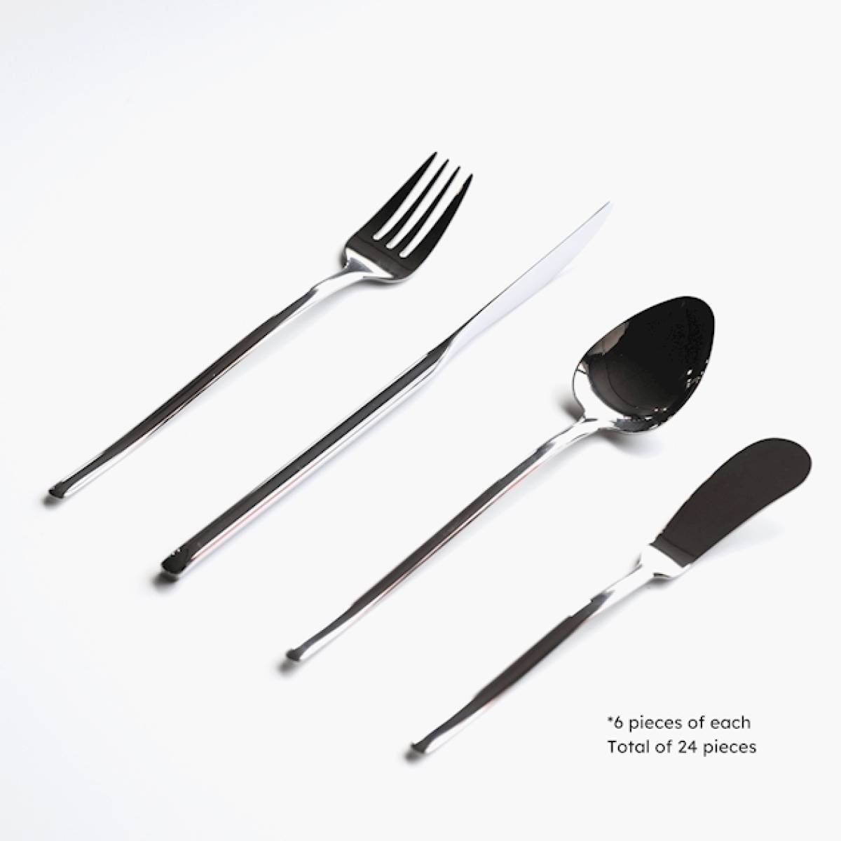 Basic Dessert Set Herdmar Stick 24pcs Shiny