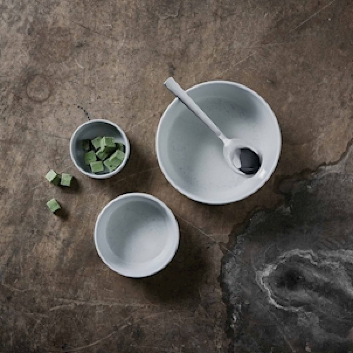 Set Of 3 Bowls Aida Raw Arctic White 16036