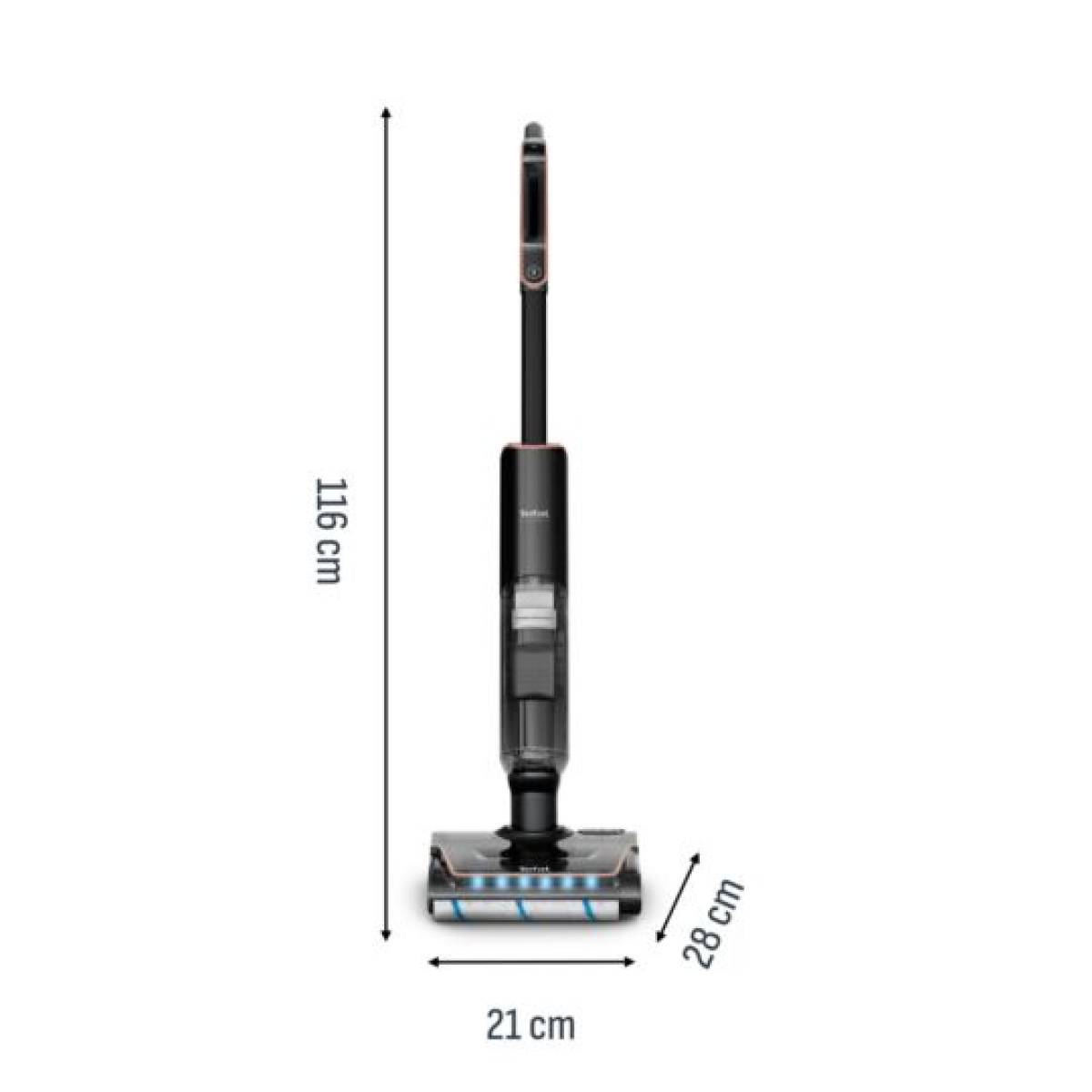 Tefal X-clean 7 Cordless Wet & Dry Vacuum Cleaner – 50 Min – 3 Modes - Drying - Lay Flat