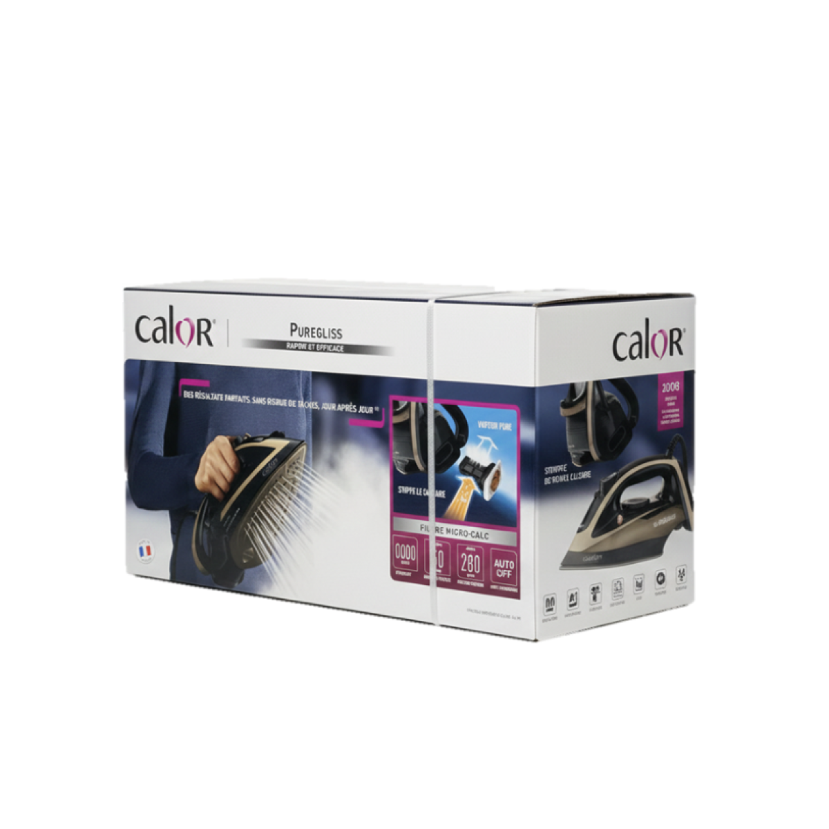 Calor Puregliss, 3000w, 50g/min, 280g/min, Auto-off, Precise Punt, Anti-drip