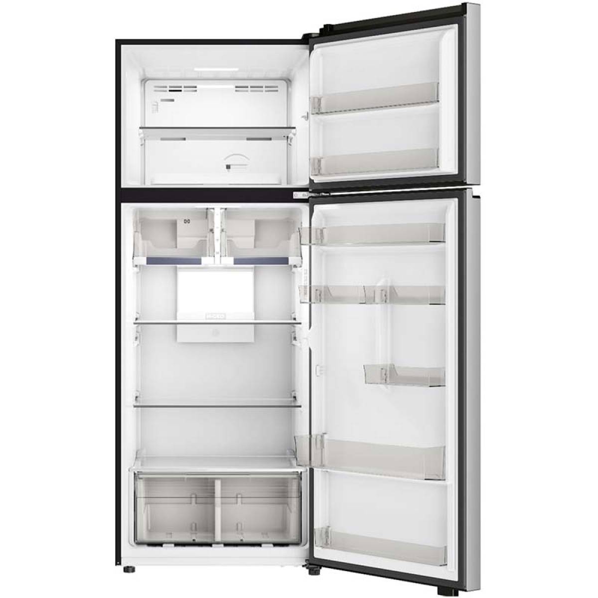 Haier HRF672VCFMESEG No Frost Top Mount Refrigerator Twin inverter 23 CFT, Silver
