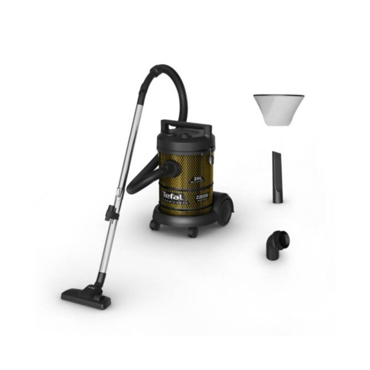 Tefal Tw4015m0	Drum X-power 18l, 2000w, Bagless, Multi-surface Nozzle, Built-in Dust Blower, Crevice Tool