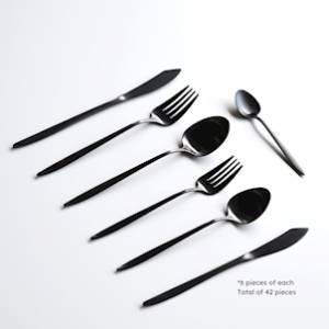 Special Edition Set Herdmar Grace 42pcs Mat Black