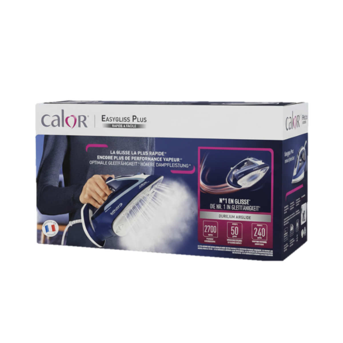 Easygliss Plus, 2700w, 50g/min, 240g/min, Anti-drip, Vertical Steam, Optimal Distribution