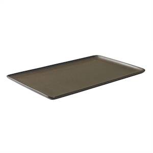 Aida Rectangular Plate Aida Raw Metallic Brown 31.5*20
