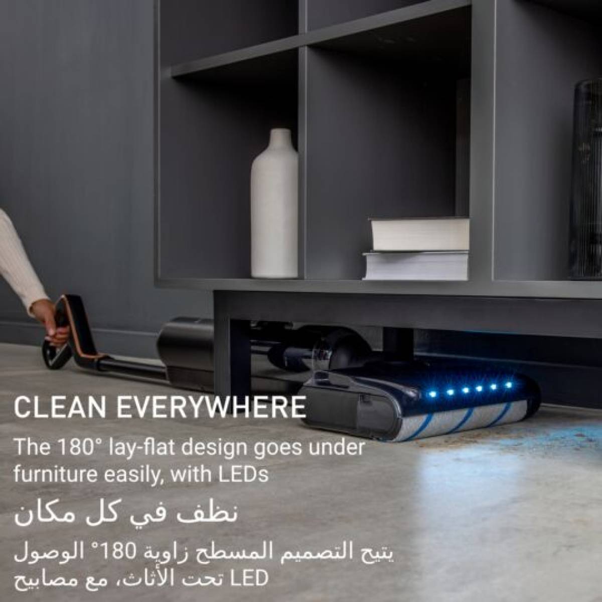 Tefal X-clean 7 Cordless Wet & Dry Vacuum Cleaner – 50 Min – 3 Modes - Drying - Lay Flat