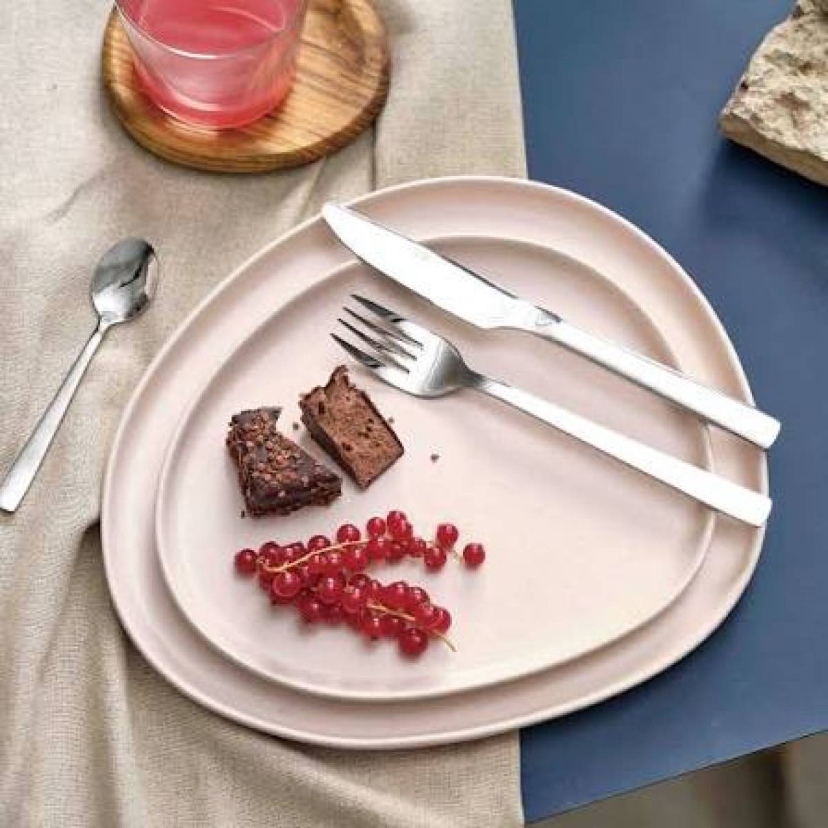 Lunch Plate Aida Raw Organic Arctic White 24*21
