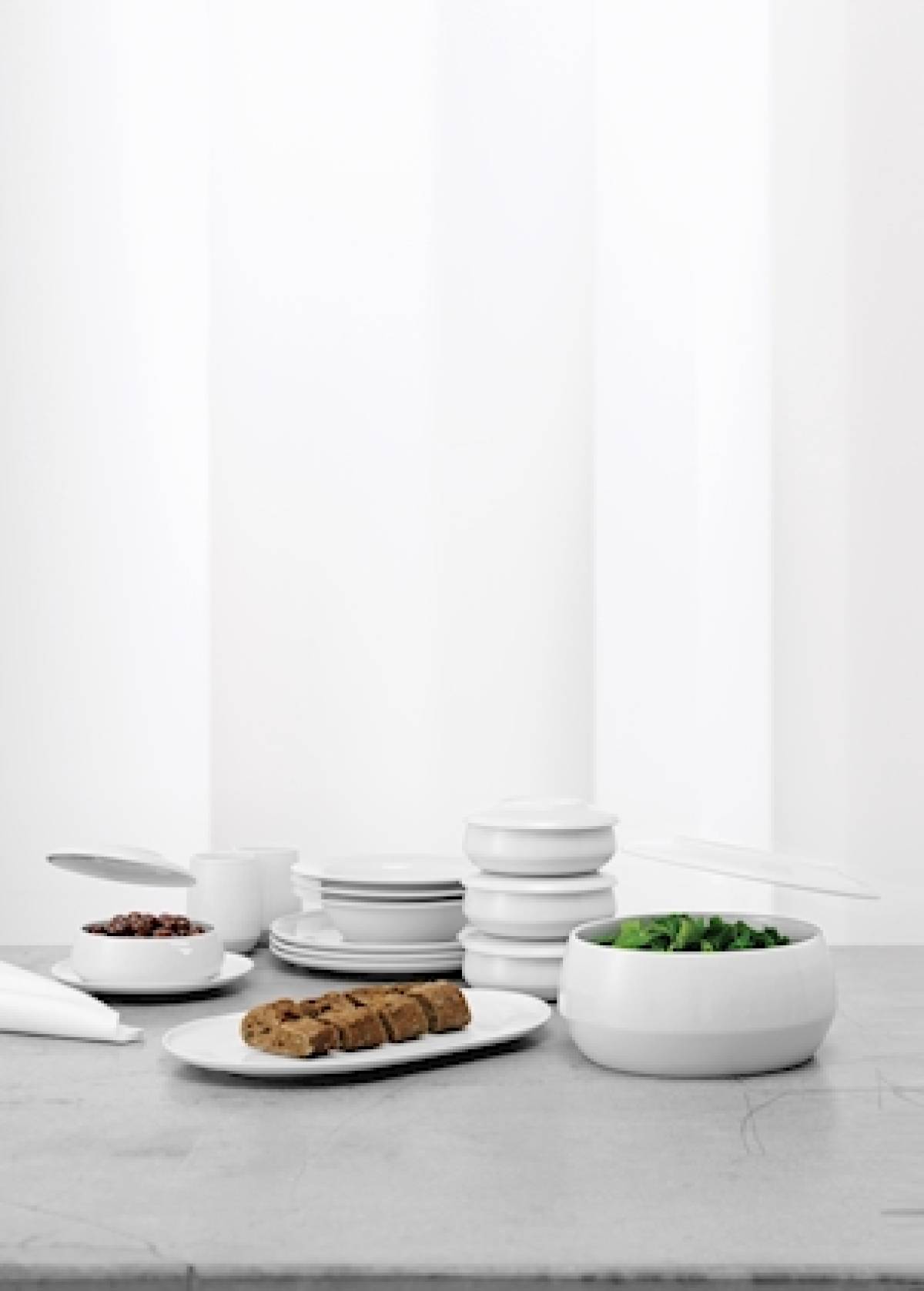 Dessert Plate Aida Enso White 19cm