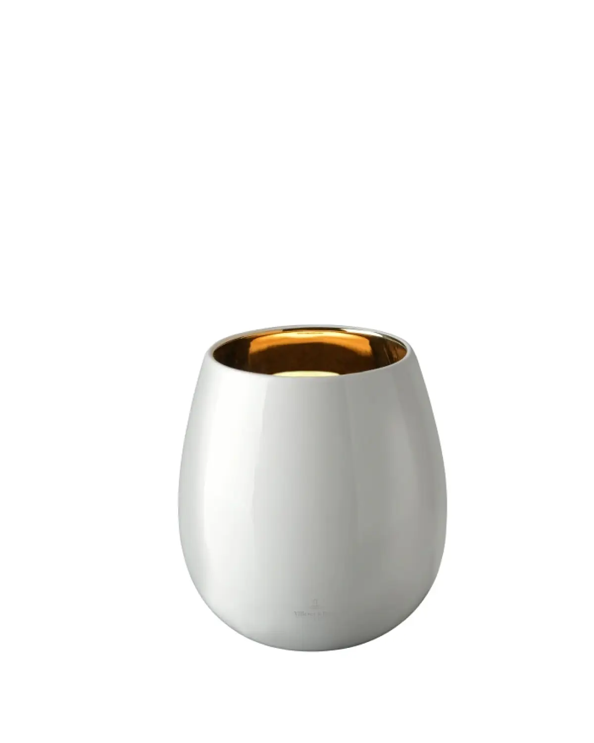Table Lamp 15cm Sompex Mumbai 96980 Ceramic White/gold