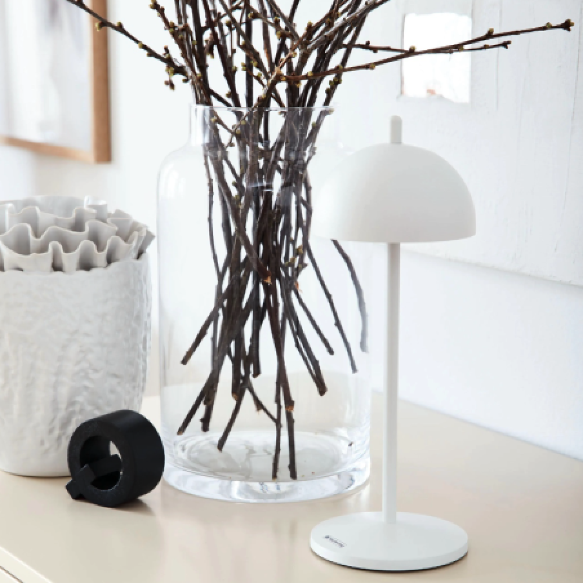 Table Lamp 30cm Sompex Luna 74100 White