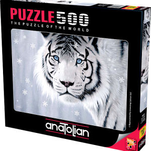 Anatolian Puzzle Crystal Eyes ( Tiger )design 500pcs #3613.