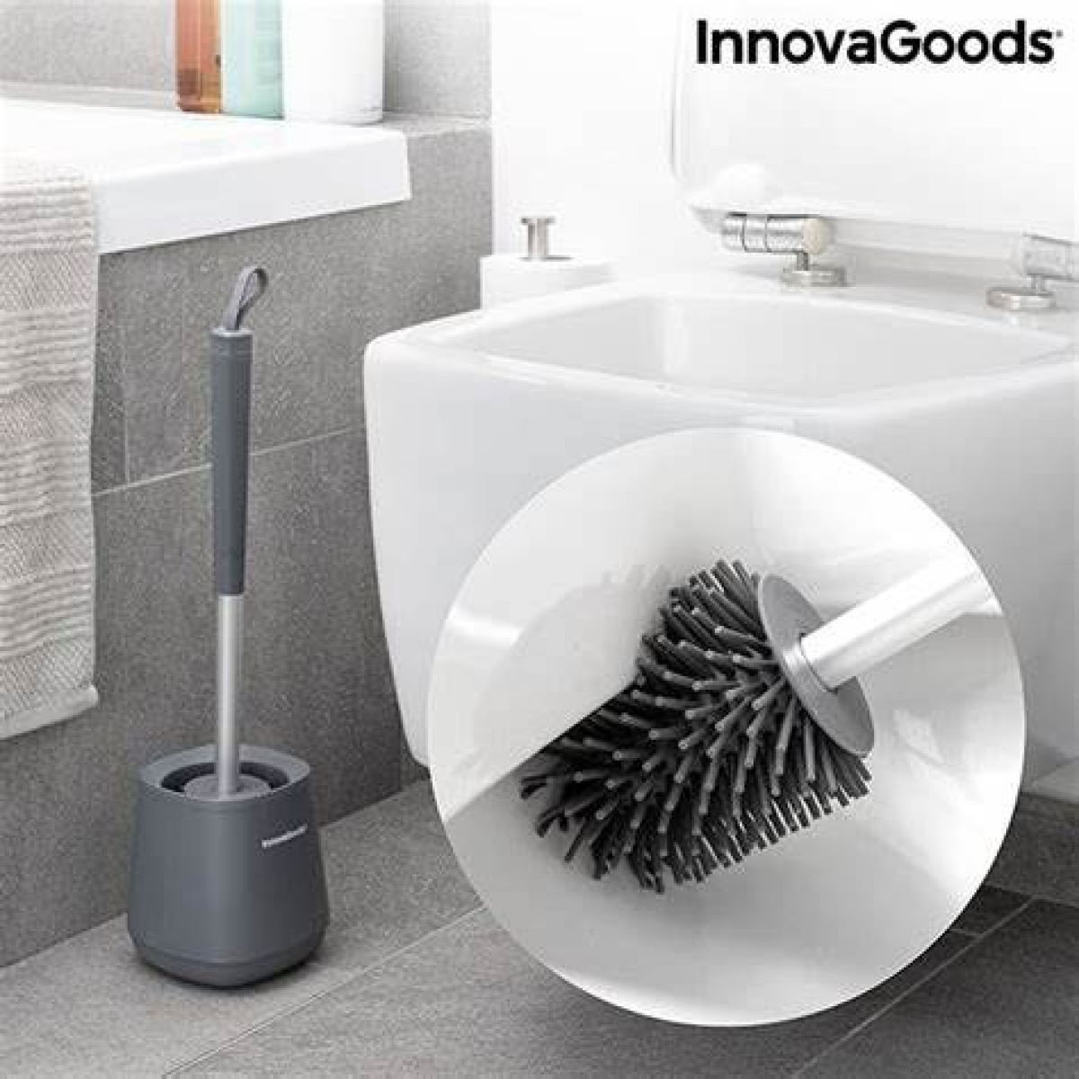 Innovagoods Rubber Toilet Brush Kleanu, V0103258