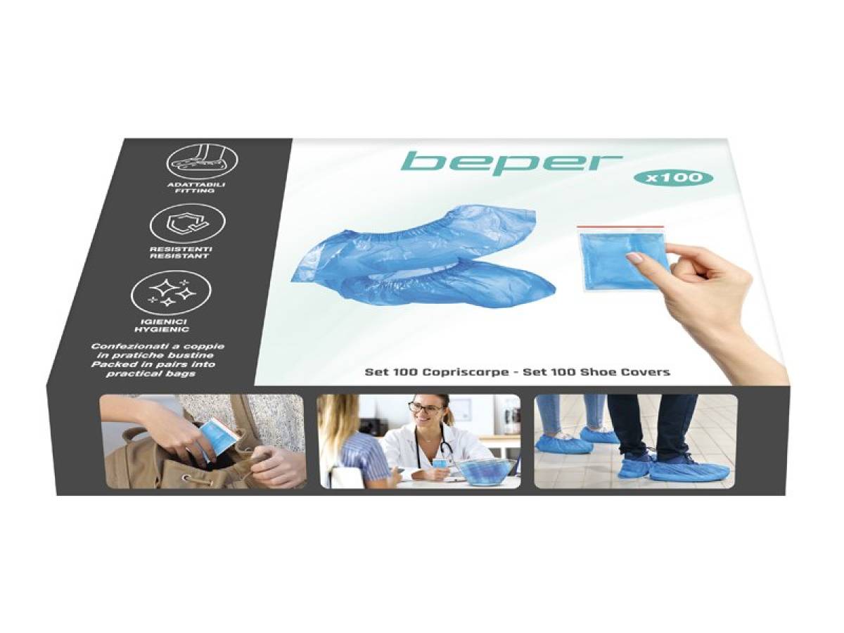 Beper Set Of 100 Shoe Covers, Bep-c206uti006
