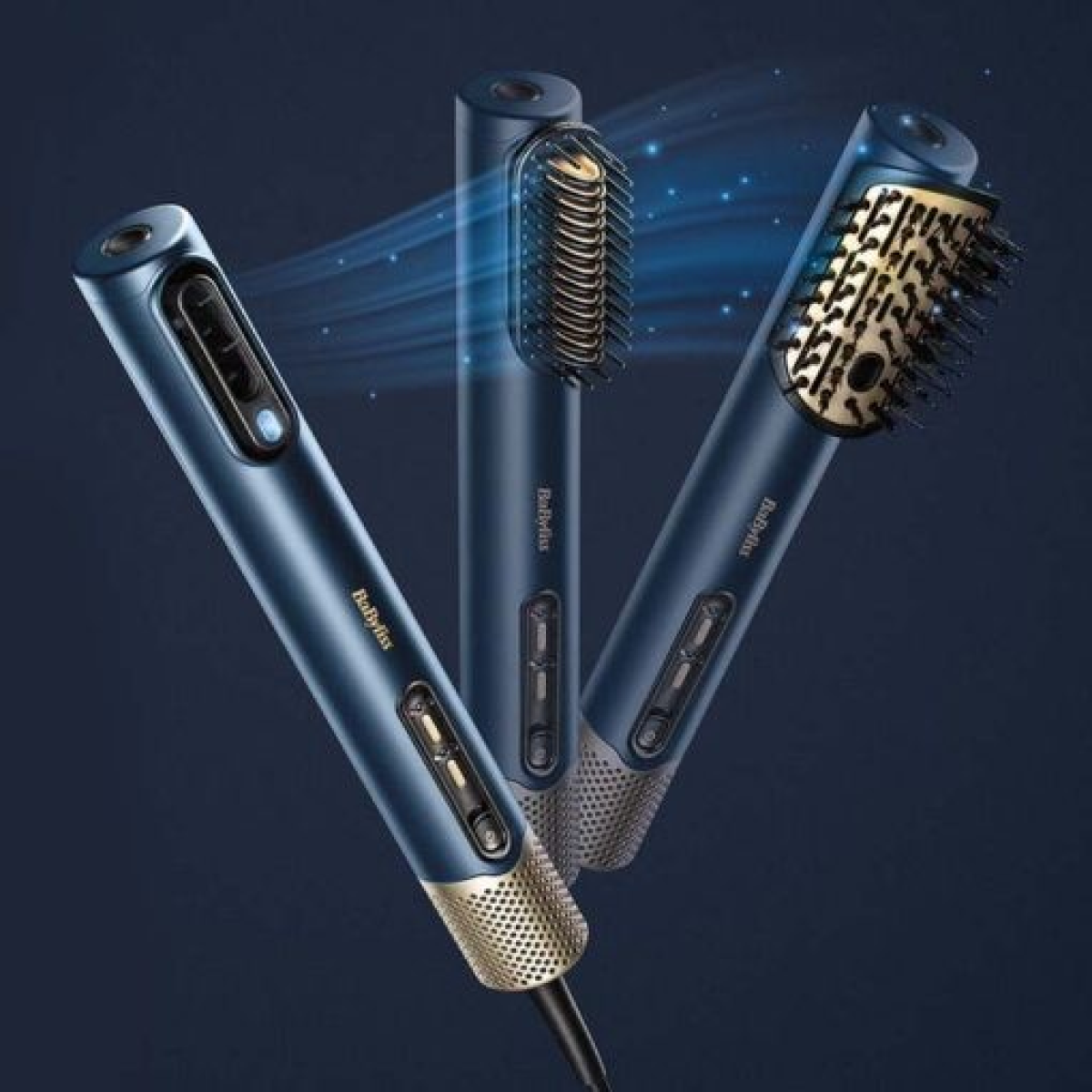 Babyliss AS6550E Hair Styler Air Wand 3-in-1 Wet To Dry 1600W