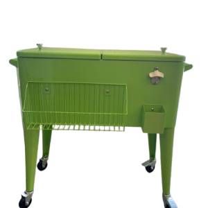 TQC Party Cooler with Basket(Green)