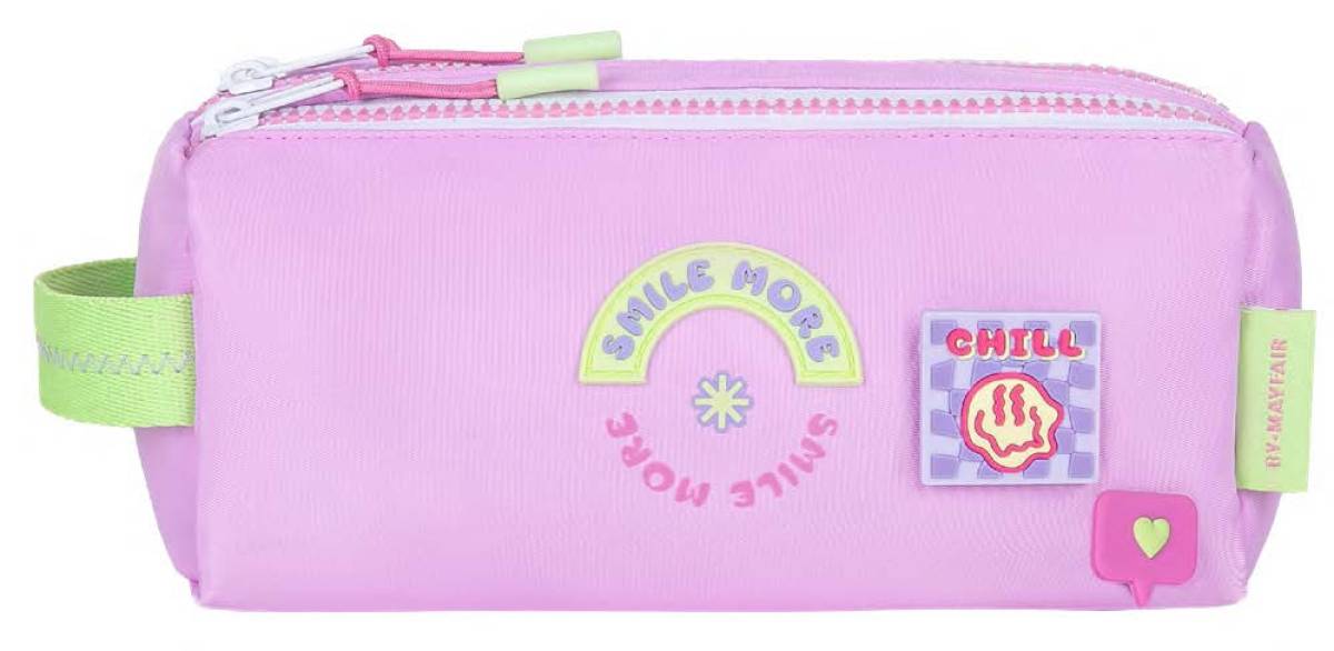 Kstationery Pencil Case Stay Groovy Smile More Size 22x9x9 Cm#68360/2025