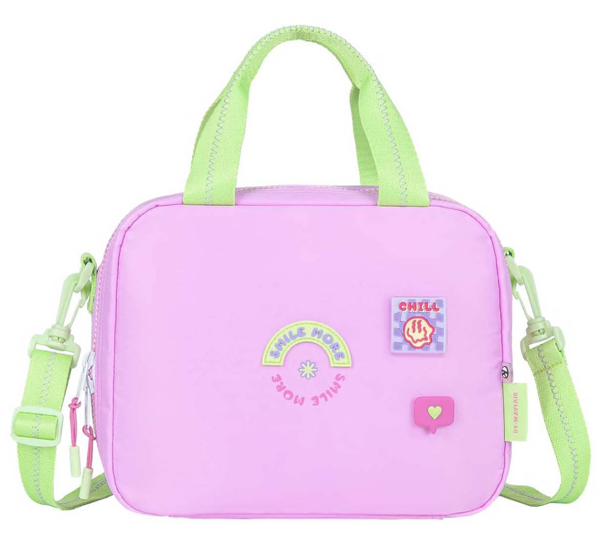 Kstationery Lunch Bag Stay Groovy Smile More Size 25x20x13.5 Cm#68359/2025