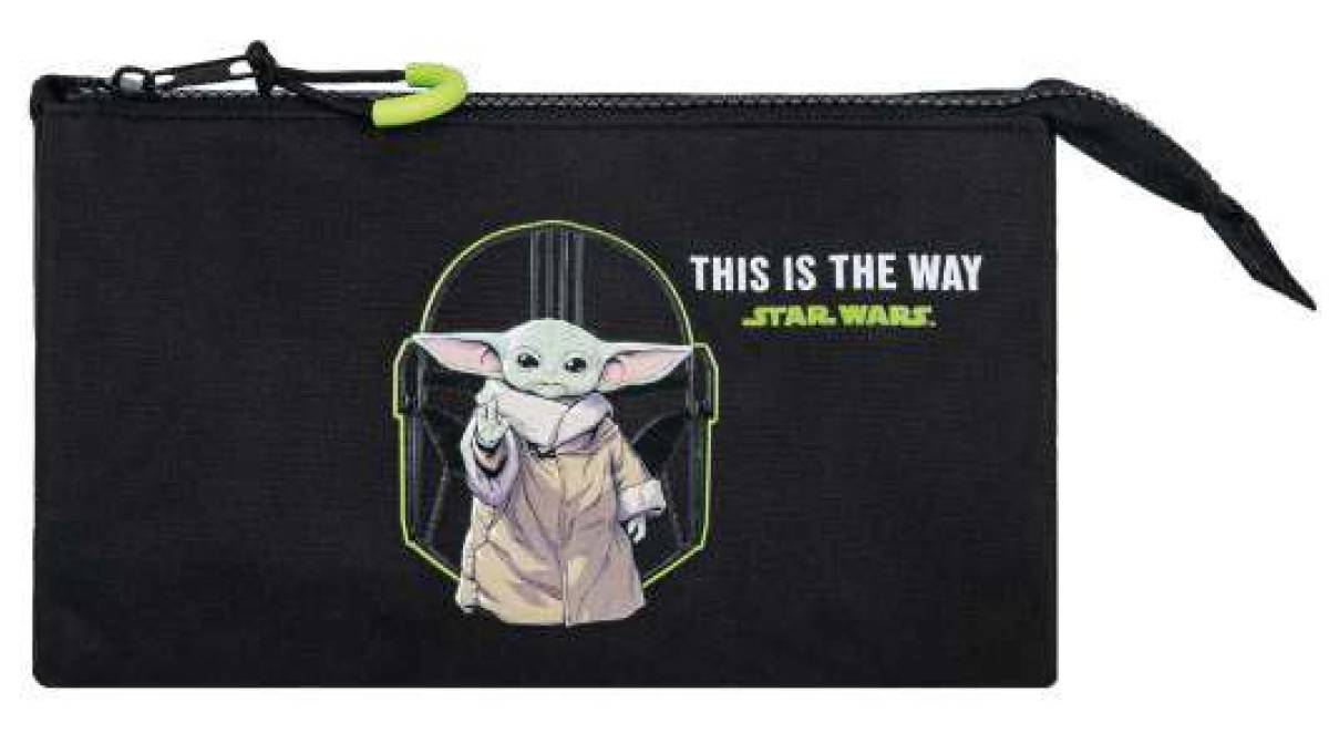 Kstationery Pencil Case Star Wars Baby Yoda Shield Protection Size 23x12x2 Cm#68244/2025