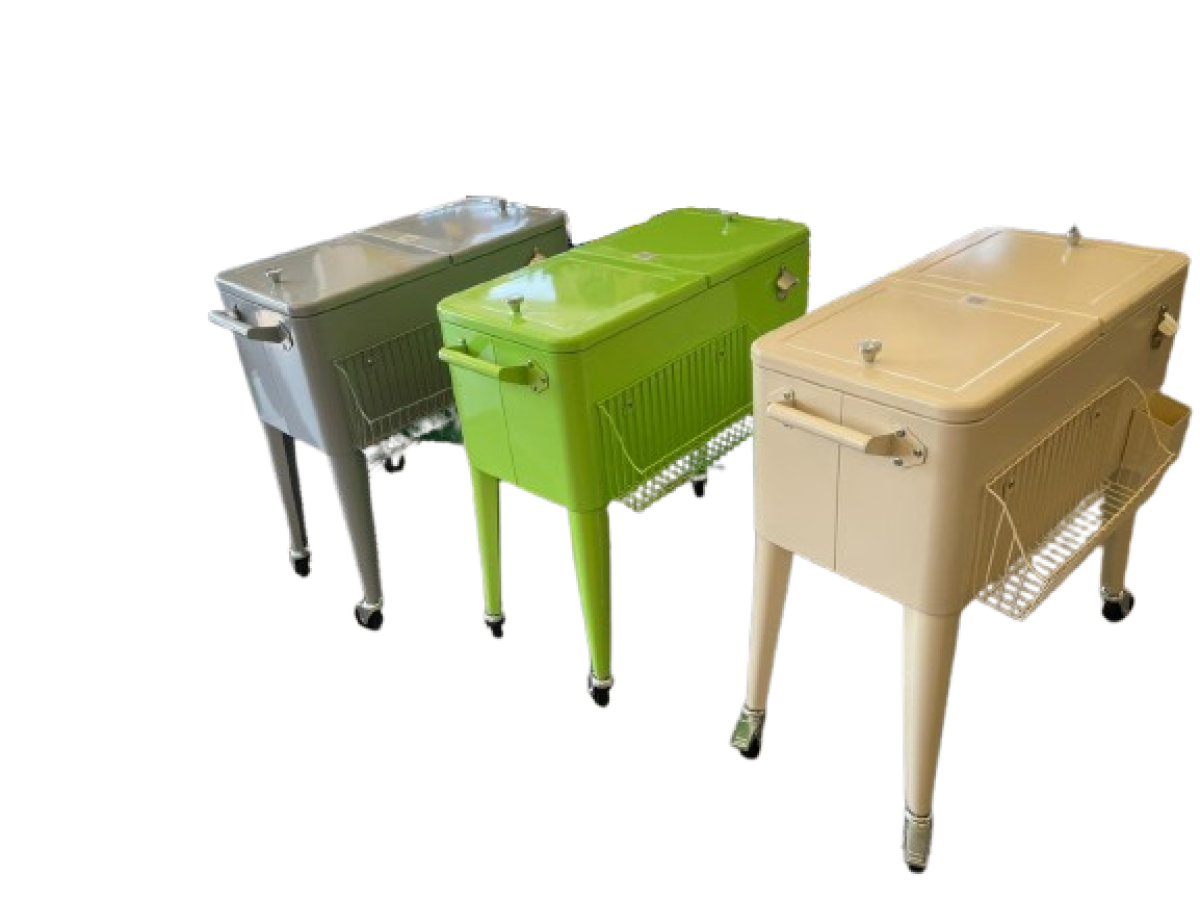 TQC Party Cooler with Basket(Silver)