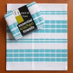 3 Pcs Cotton  Kitchen Towl 40 X 60