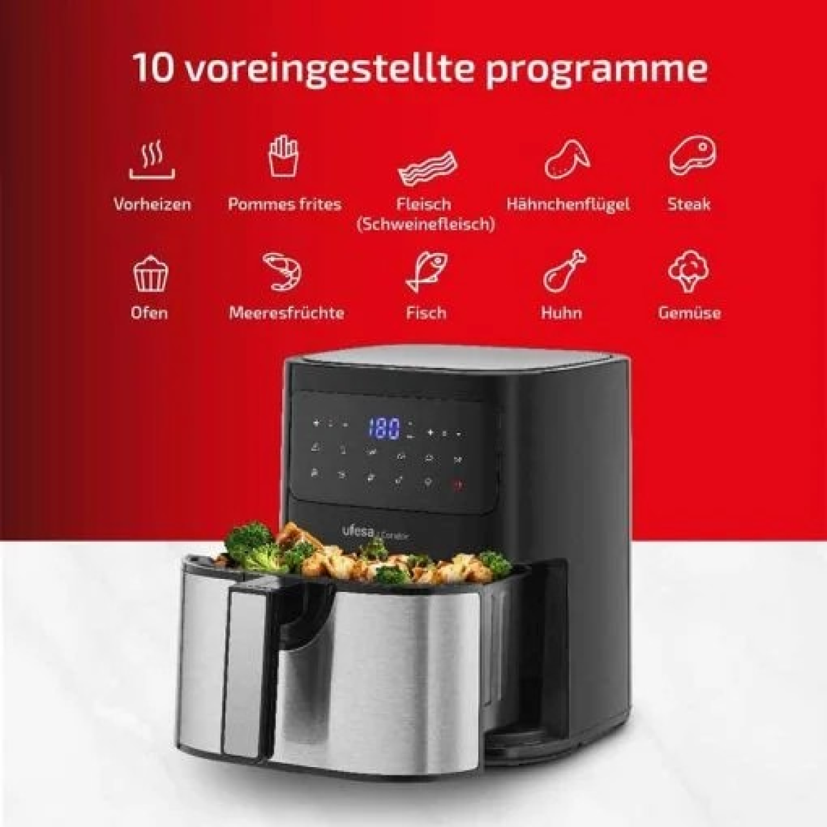 Ufesa Condor Hot Air Fryer 4.5 L -1600W