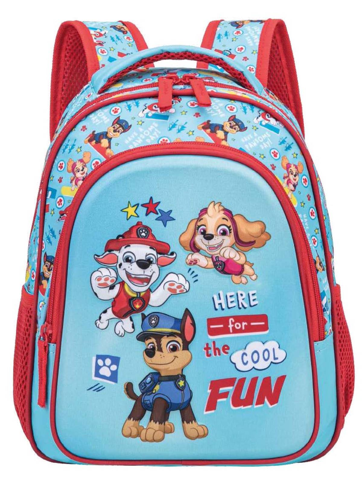 Kstationery Small Backpack 3d Paw Patrol 7.3 L Size 30.5x24x10 Cm#68224/2025