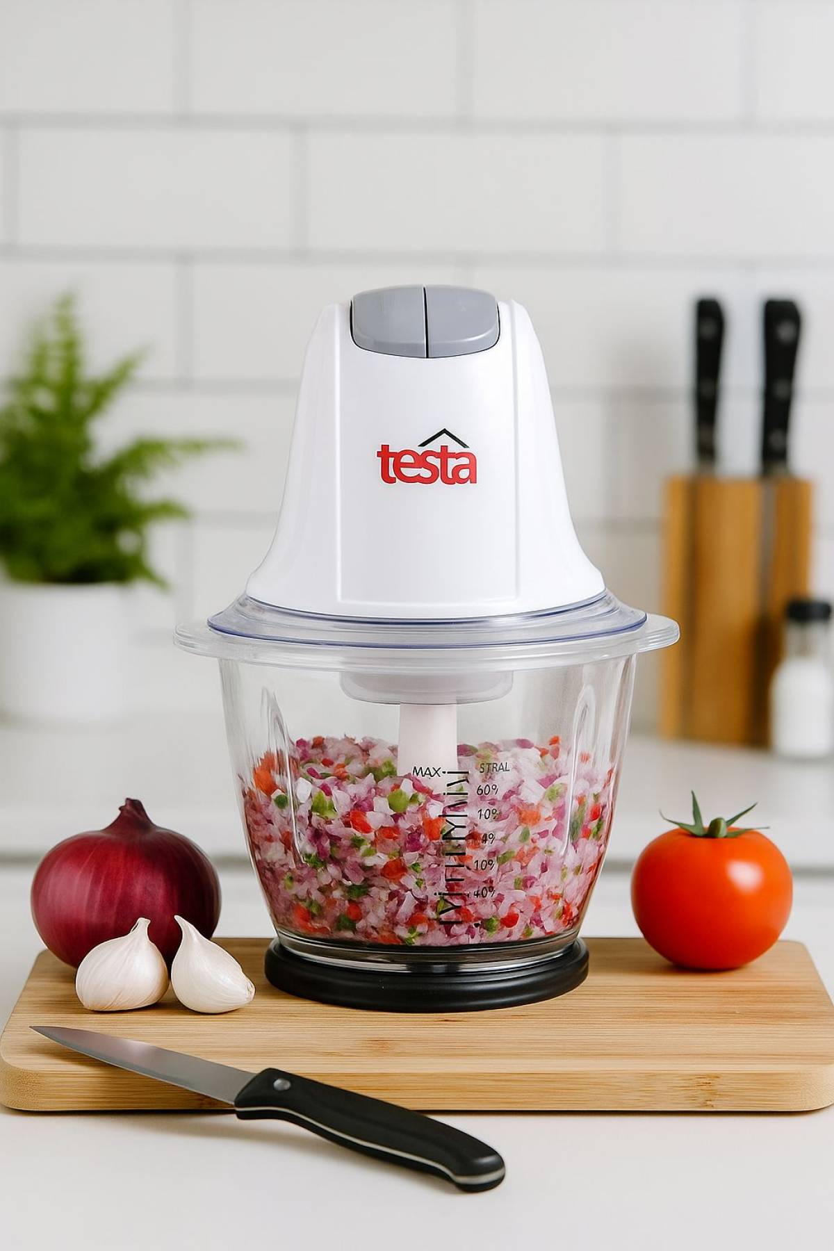 Testa Chopper 300w Glass Bowl