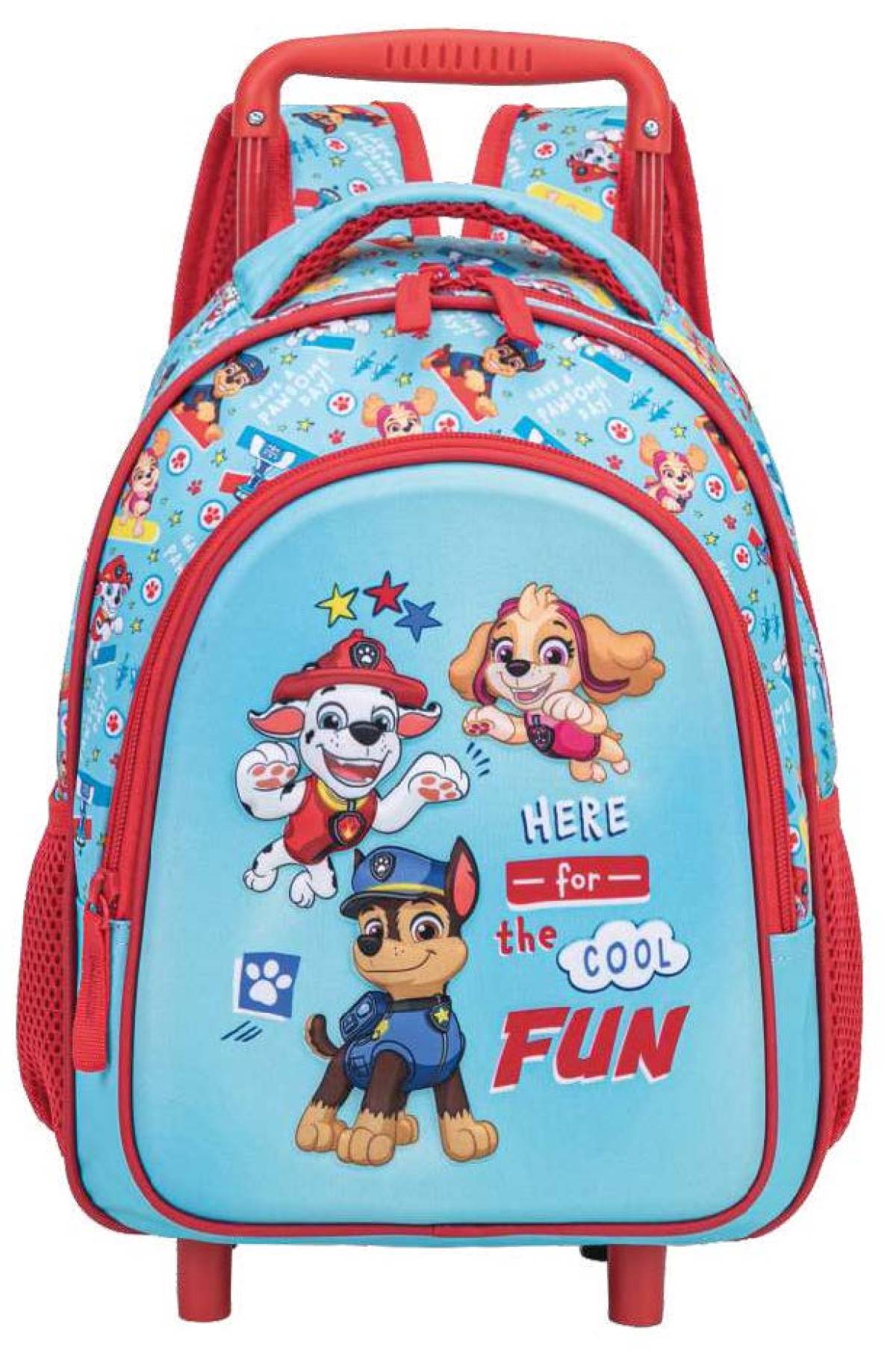 Kstationery Mini Trolley Backpack 3d Paw Patrol 7.3 L Size 30.5x24x10 Cm#68225/2025