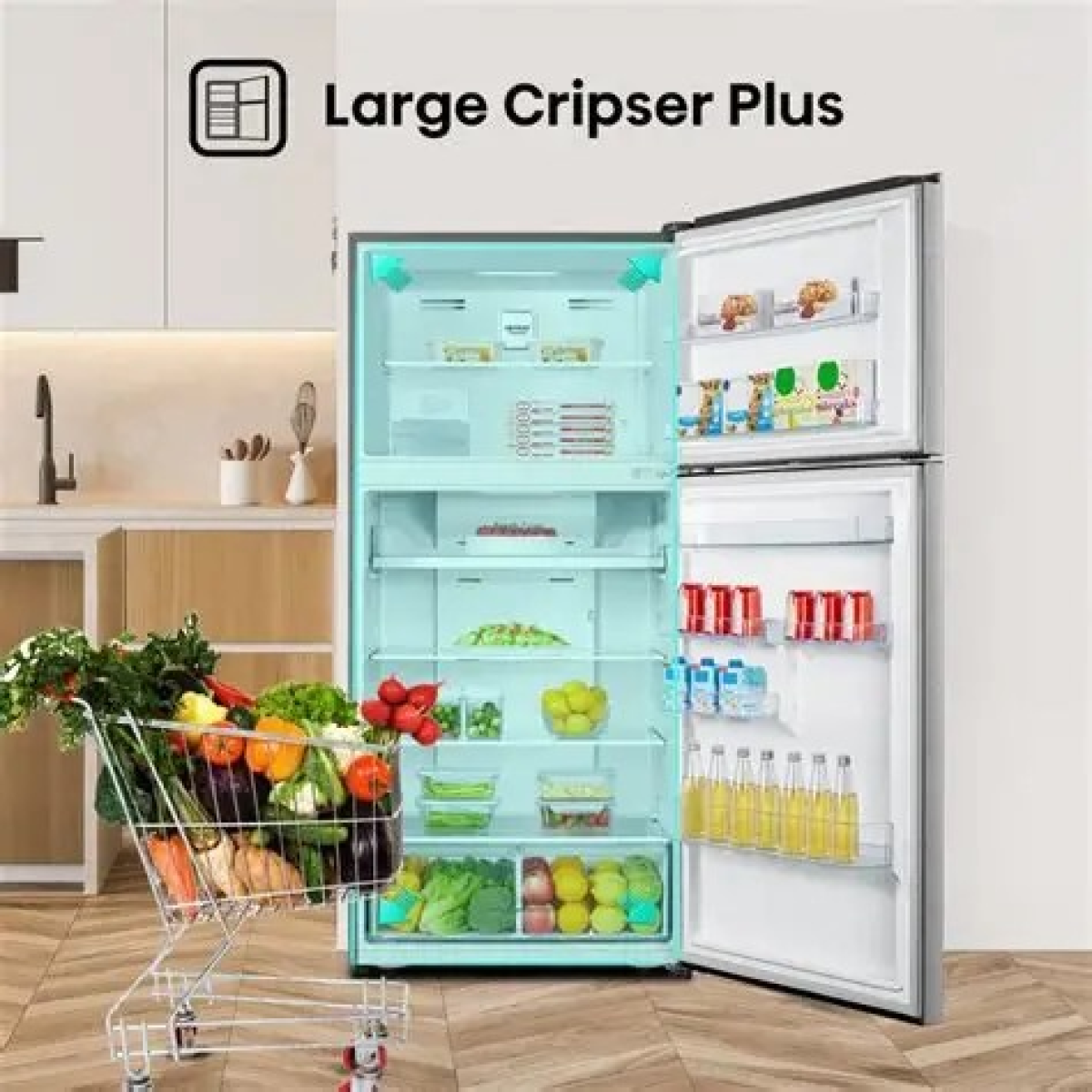 Hisense, Refrigerator Top Mount 25cf Inverter Stainless Steel