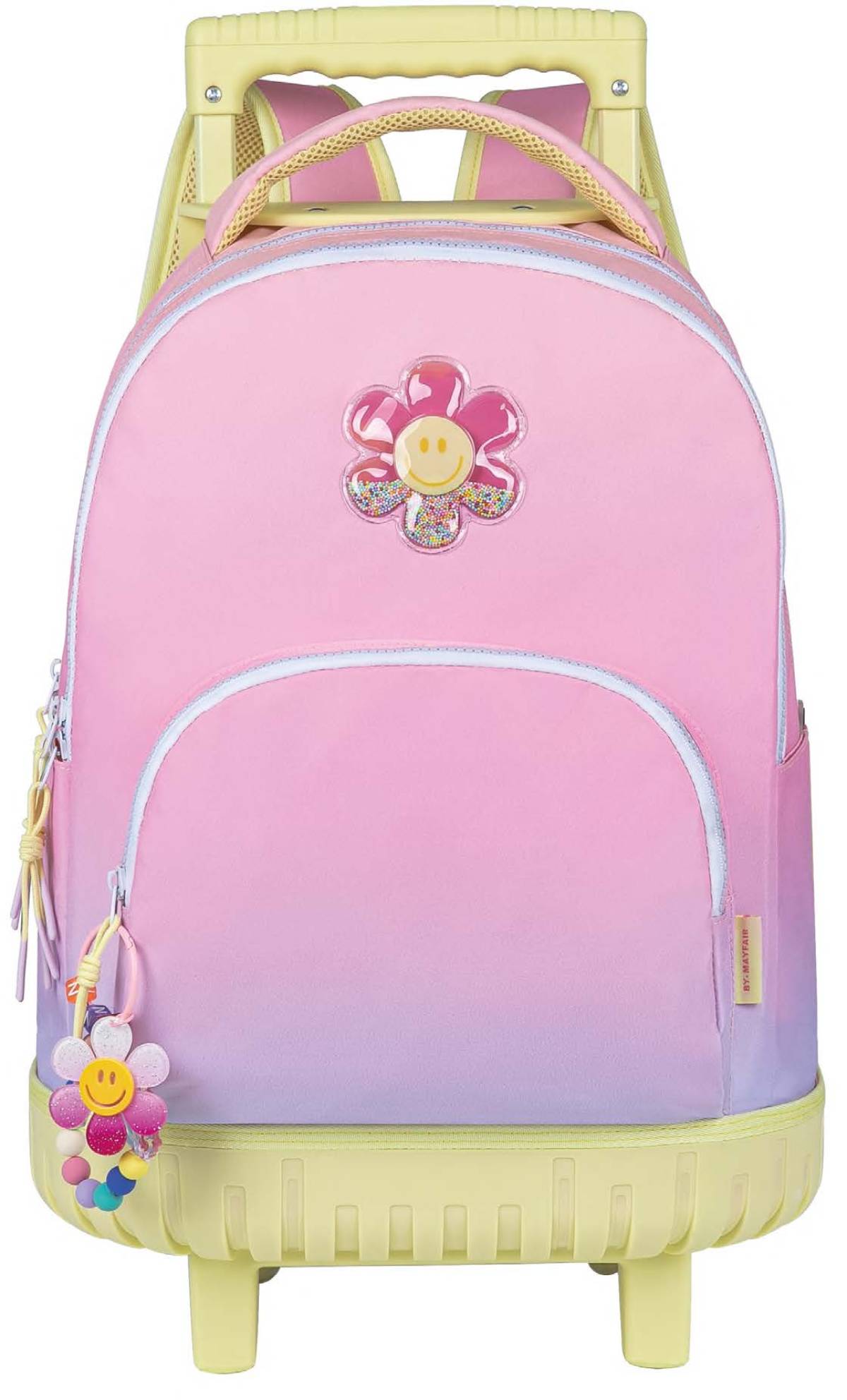 Kstationery Trolley Backpack Flower Happy Flower Size 44.5x33x15.5 Cm#68350/2025