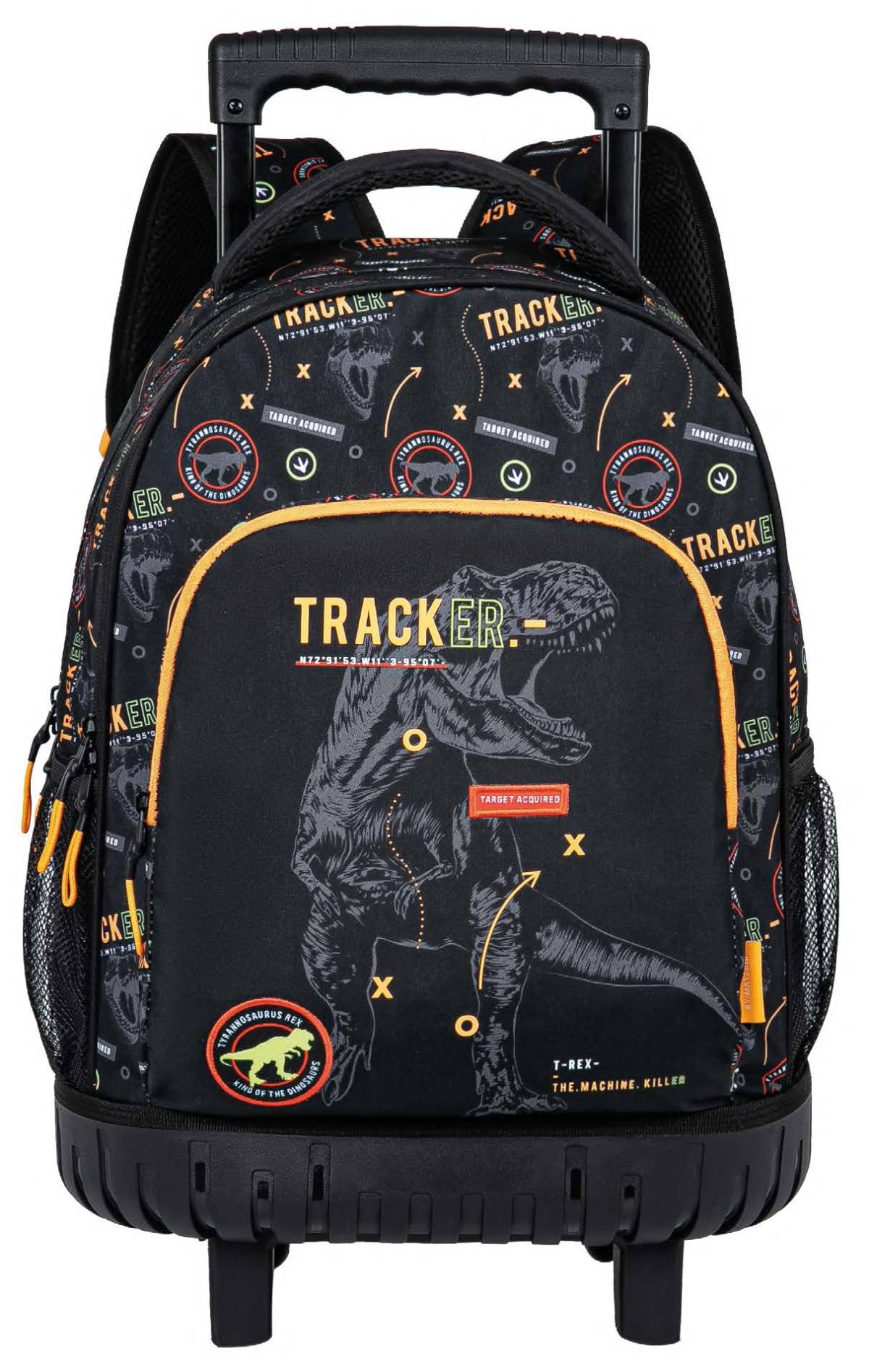 Kstationery Trolley Backpack T-rex Dangerous Zone 22.7 L Size 44.5x33x15.5 Cm#68354/2025