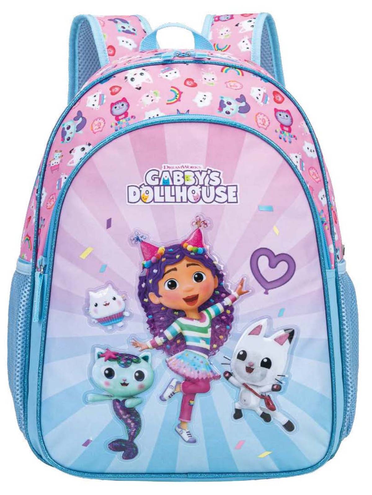 Kstationery Backpack Gabby Dollhouse Party-tastic 20.4 L Size 40x30x17 Cm#68234/2025