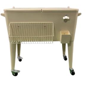 TQC Party Cooler with Basket(Cream)