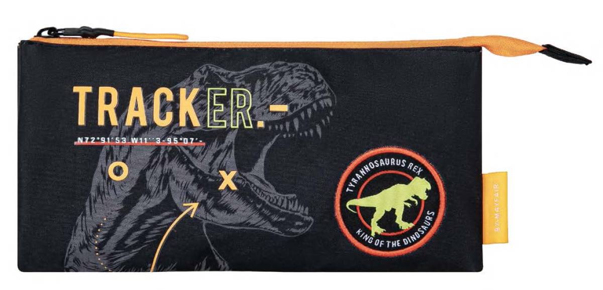 Kstationery Pencil Case T-rex Dangerous Zone 0.5 L Size 23x12x2 Cm#68356/2025
