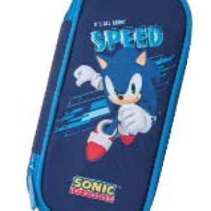 Kstationery Pencil Case Sonic Speed 1.2 L Size 23x10x5.5 Cm#68254/2025