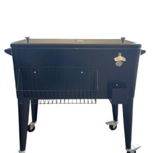 TQC Party Cooler with Basket(Black)