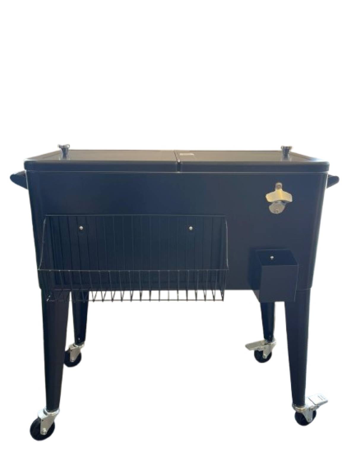 TQC Party Cooler with Basket(Black)