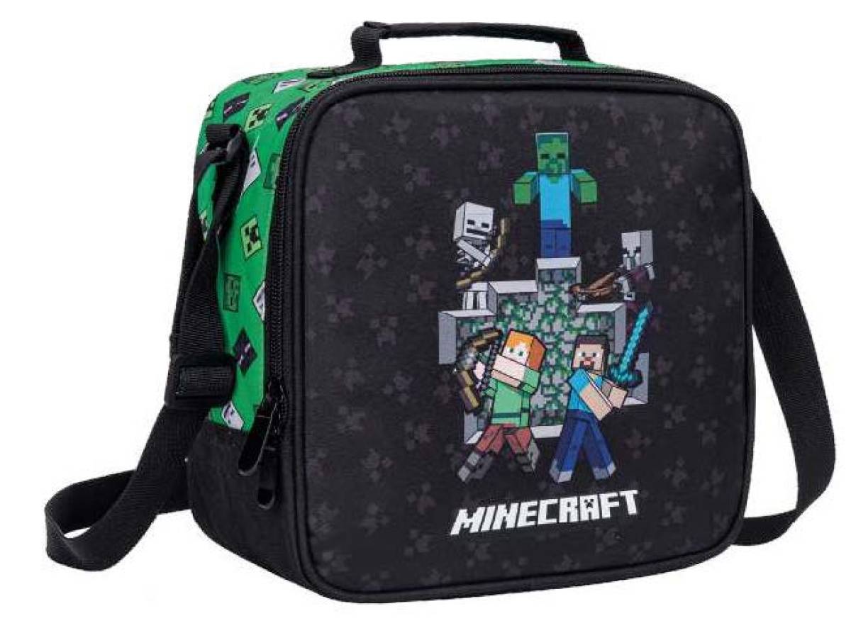 Kstationery Lunch Bag Minecraft Cave Size 22x21x11 Cm#67922/2025