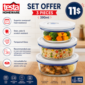 testa food container 390ml set offer