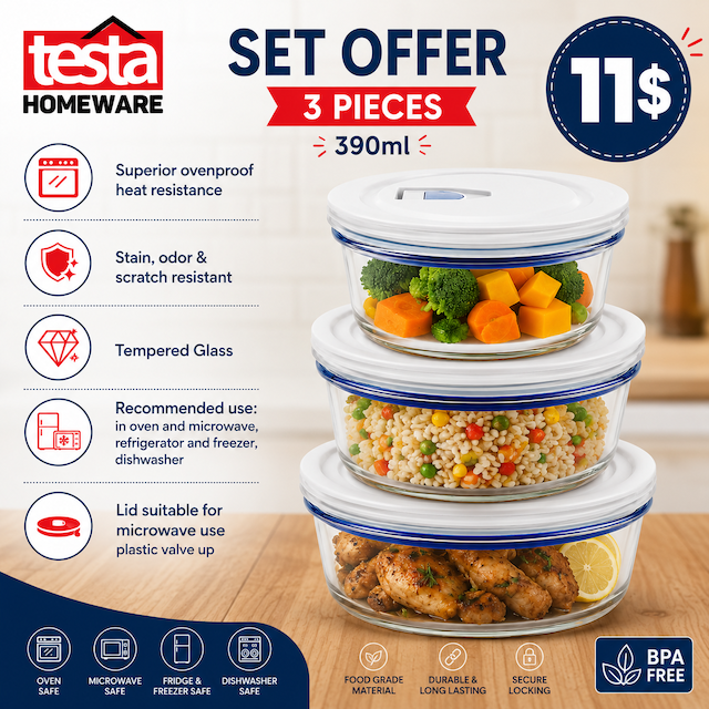 testa food container 390ml set offer