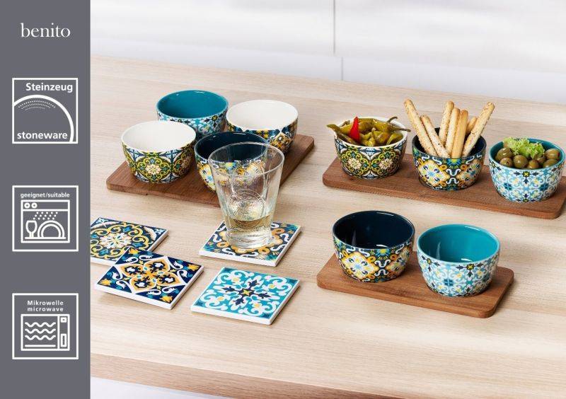 Ritzenhoff & Breker - S/4 bowl w/tray GB Benito