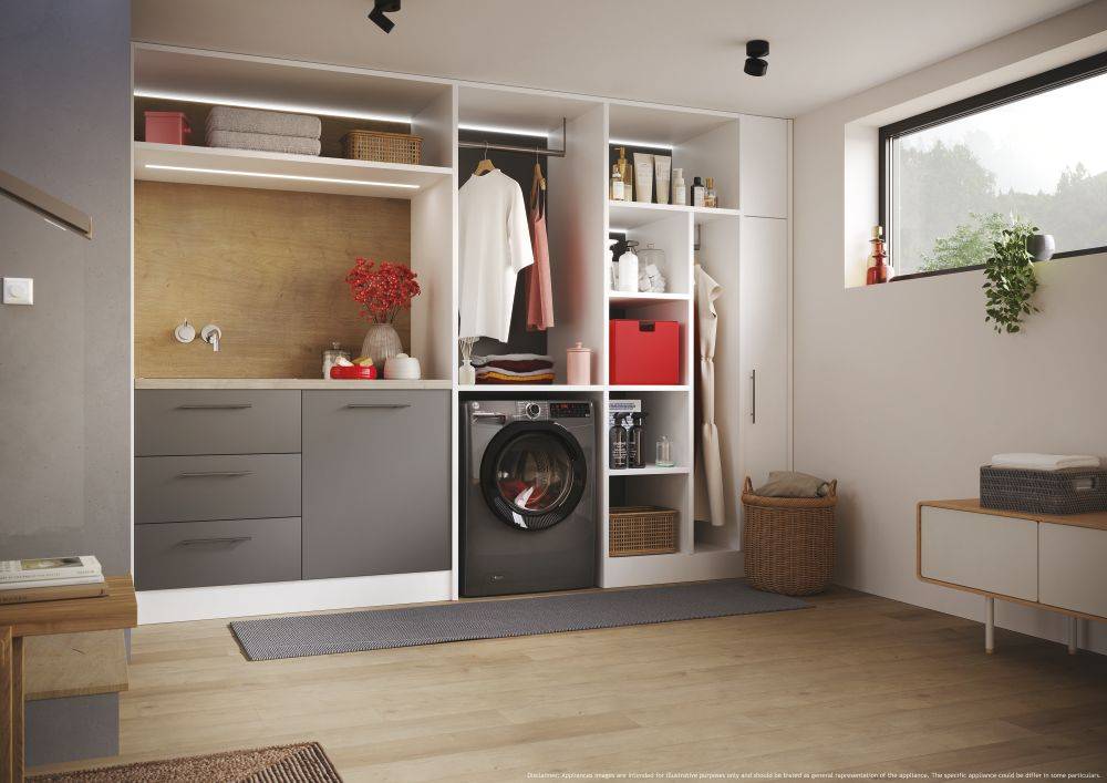 Hoover 9KG Inverter Washing Machine H3WPS496TAMBR680