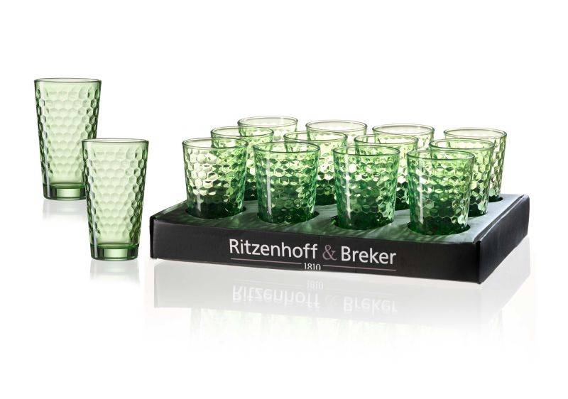 Ritzenhoff & Breker - Drink glass 400ml Favo green