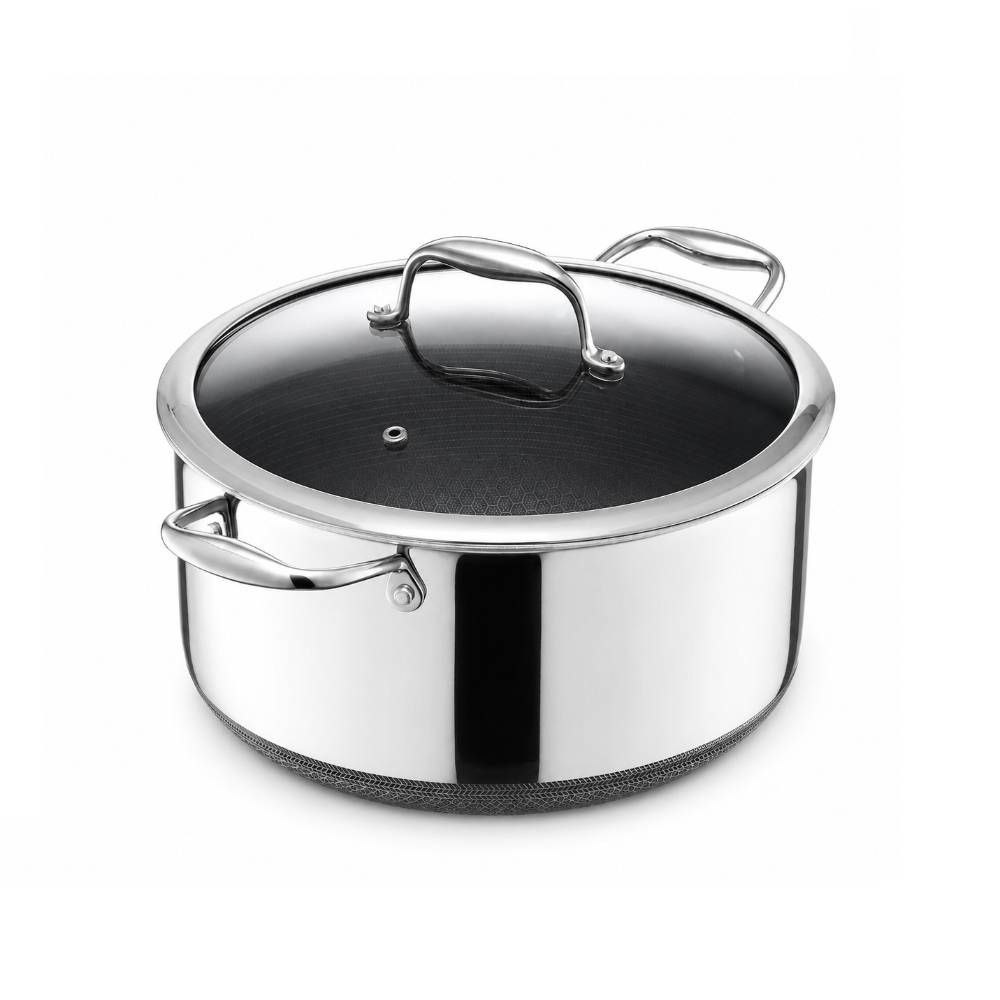 Nutricook Eterna Tri-ply Casserole 24cm With Lid, Cs-tpc240