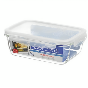 Lock n lock storage container rectangle with flat lid 1.35L