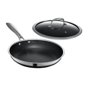 Nutricook Eterna Tri-ply 24cm Fry Pan With Lid, Fp-tpc240