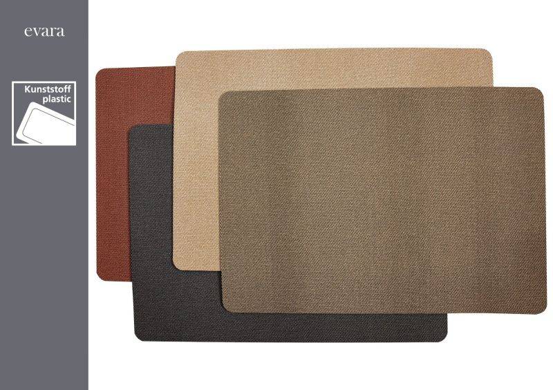 Ritzenhoff & Breker - placemat 43x30cm Evara grey