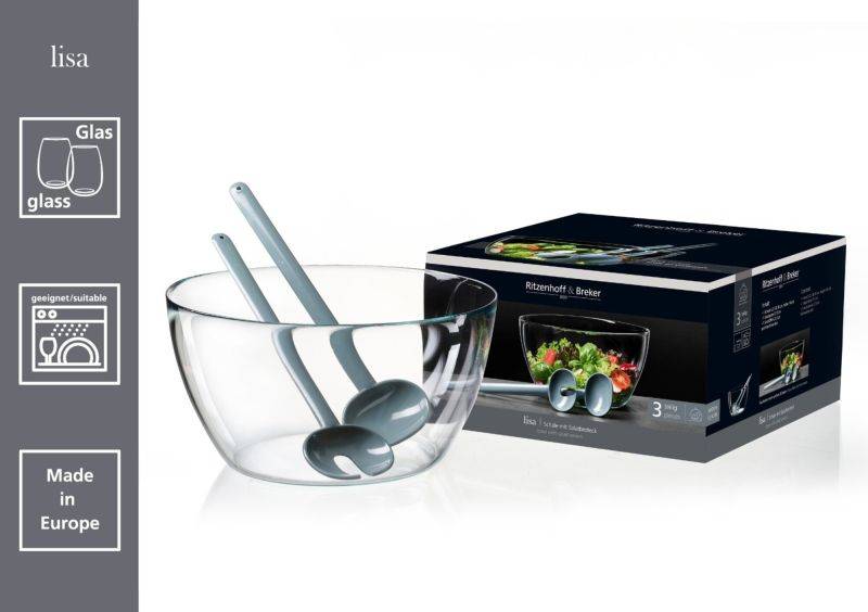 Ritzenhoff & Breker - Bowl 3pcs 26cm servers GB Lisa