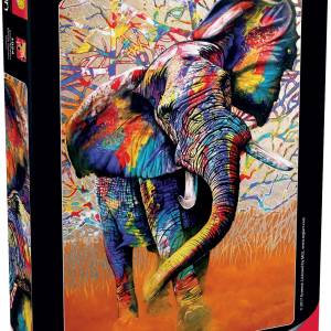Anatolian Puzzle African Colours ( Elephant ) Design 1000pcs #1054.